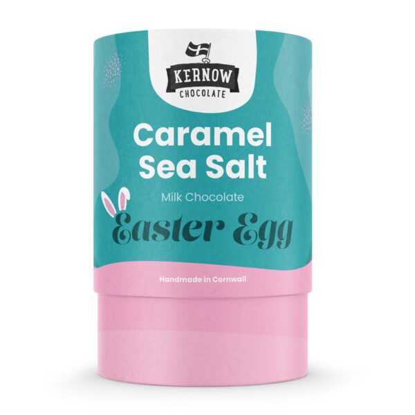 Caramel Sea Salt Milk Chocolate Easter Egg Tube 180g