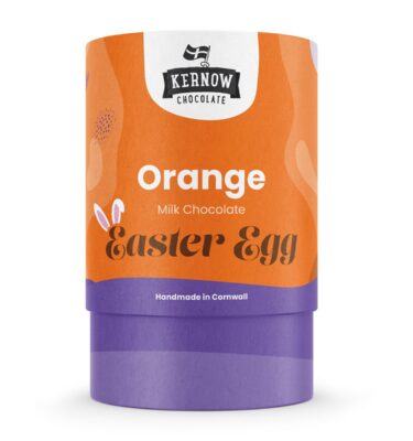 Orange Milk Chocolate Easter Egg Tube 180g