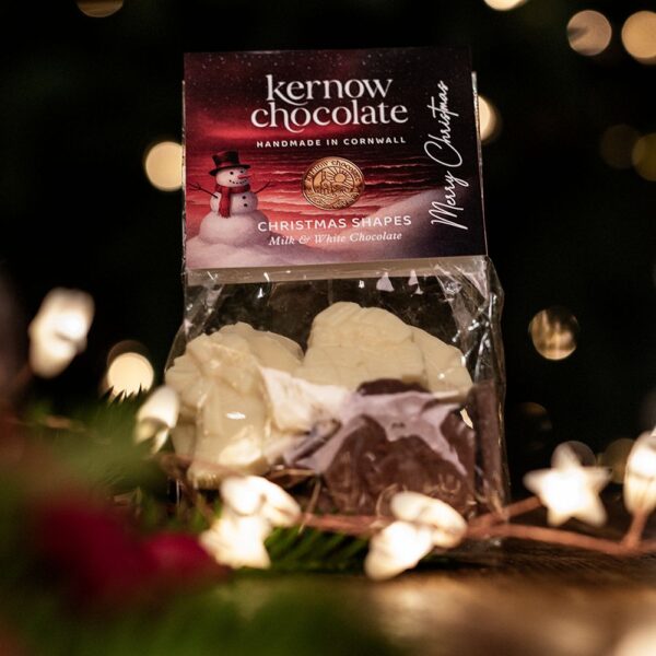 Christmas Shapes 100g bag - Milk & White chocolate