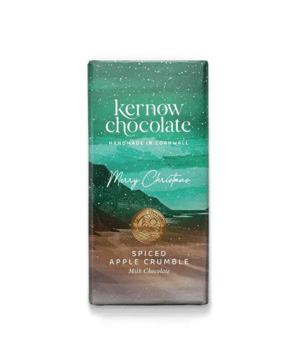 Spiced Apple Crumble 100g Milk Chocolate - Seasonal Range - Image 2
