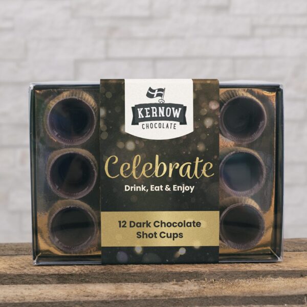 Dark Chocolate Shot Cups - Pack of 12