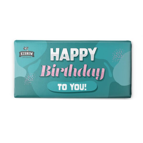 Caramel Sea Salt Milk Chocolate 100g - Happy Birthday Bar