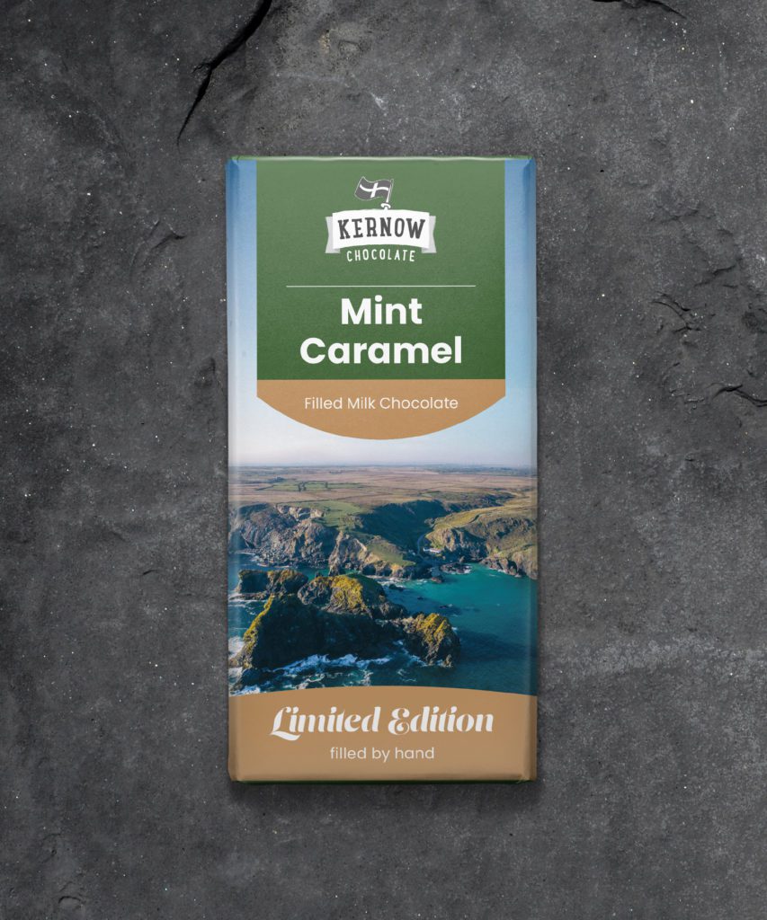 Mint Caramel Filled Milk Chocolate Photographic Range